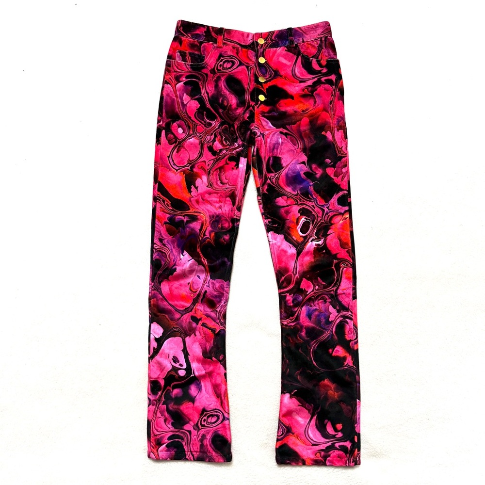 Mia Vesper sz 0 ( 30x32 ) Pants Velour High Waist
